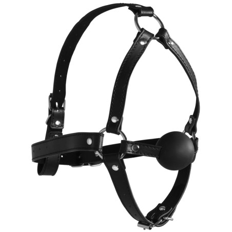 Bâillon Muselière avec boule GAG XTREME Ouch! Noir