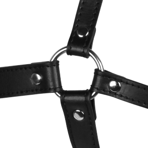 Bâillon Muselière avec Boule et Masque GAG XTREME Noir