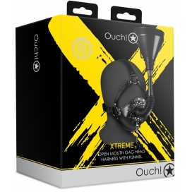 Bâillon avec entonnoir et bouchon FUNNEL GAG de Ouch! 2