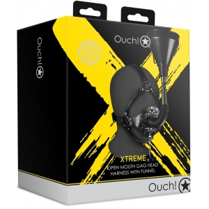 Bâillon avec entonnoir et bouchon FUNNEL GAG de Ouch!
