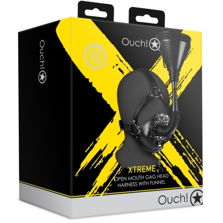 Bâillon avec entonnoir et bouchon FUNNEL GAG de Ouch!