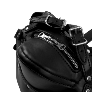 Bâillon SM ZIP-UP Noir