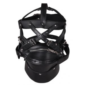 Bâillon SM ZIP-UP Noir