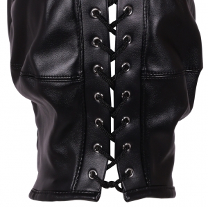 Cagoule Sm ZIP-UP BONDAGE de Ouch! Noire
