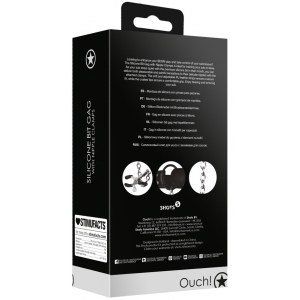 Bâillon Os avec Pinces pour les tétons NIPPLE GAG de Ouch!