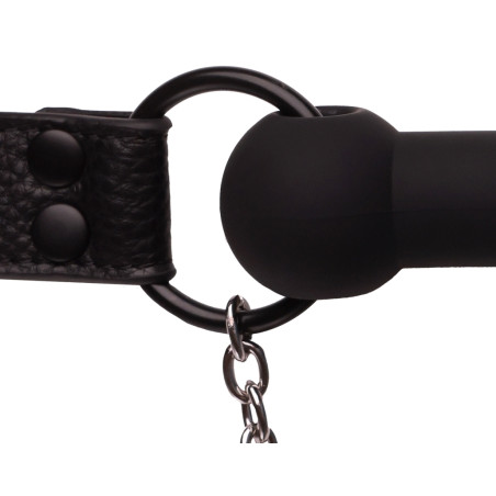 Bâillon Os avec Pinces pour les tétons NIPPLE GAG de Ouch!