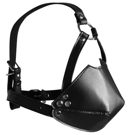 Muselière sm avec bâillon boule HEAD HARNESS de Ouch! Noire