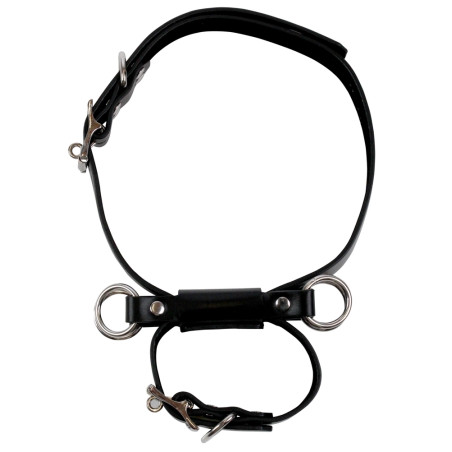 Menottes pour cuisses KNEELING CUFFS noires de Ouch!