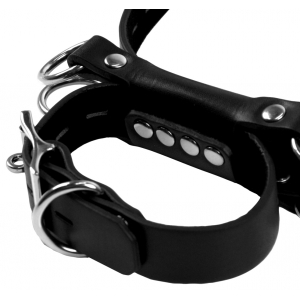 Menottes pour cuisses KNEELING CUFFS noires de Ouch!