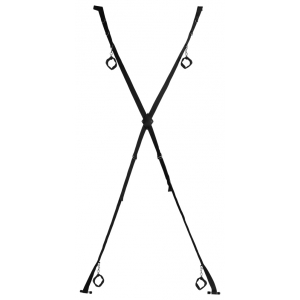 Croix de bondage pour porte BLACKCROSS Noire