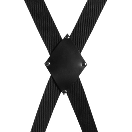 Croix de bondage pour porte BLACKCROSS Noire