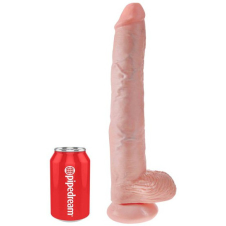Gode XL King Cock 30 cm et 6cm de large couleur Chair
