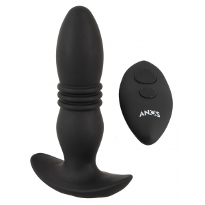 Plug vibrant à poussée Silicone THRUST PROST 14 cm