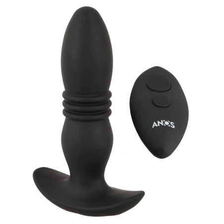 Plug vibrant à poussée Silicone THRUST PROST 14 cm