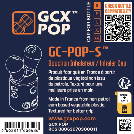 Bouchon Diffuseur précis d'Arôme GC-POP™ Taille S