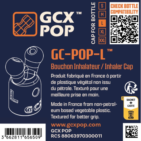 Bouchon Diffuseur précis Arôme GC-POP™ Taille L
