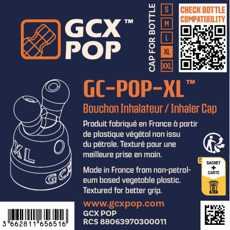 Bouchon Diffuseur précis Arôme GC-POP™ Taille XL