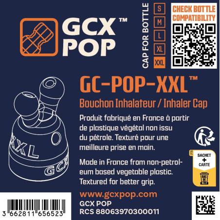 Bouchon Diffuseur précis Arôme GC-POP™ Taille XXL