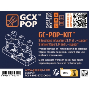Kit de 3 Bouchons Diffuseur précis GC-POP™ S/M/L + Support