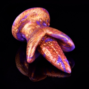 Plug anal coloré DEMON FLOWER 14 x 9.5 cm