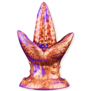 Plug anal coloré DEMON FLOWER 14 x 9.5 cm