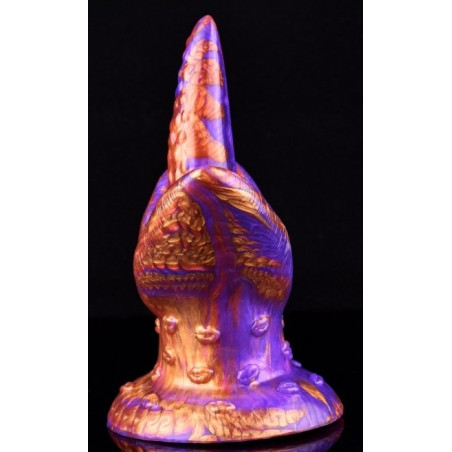 Plug anal coloré DEMON FLOWER 14 x 9.5 cm