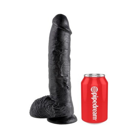 Gode XXL de King Cock avec taille 20cm couleur noire