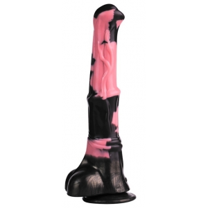 Gode Sexe de cheval NEMENAL 25 x 5.5 cm Noir-Rose