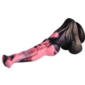 Gode Animal RIOPAL 22 x 6.5 cm Noir-Rose