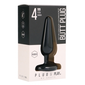 Plug anal BASIC PLUG de 9.5 cm Couleur noire 2