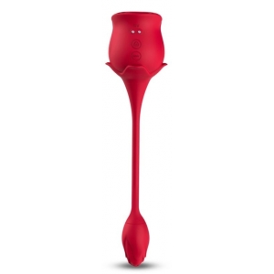 Double Stimulateur SUCKCLIT 6 x 3cm Rouge