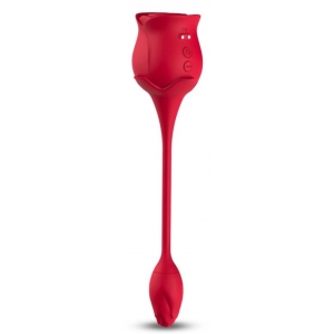 Double Stimulateur SUCKCLIT 6 x 3cm Rouge