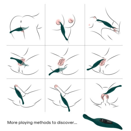 Stimulateur de Clitoris LEAVY Vert