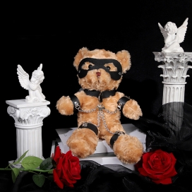 Ours Peluche TEDDY BEAR Bondage 31cm Marron 2