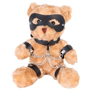 Ours Peluche TEDDY BEAR Bondage 31cm Marron