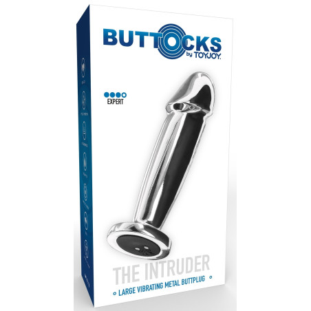 Plug vibrant en métal THE INTRUDER de Buttocks