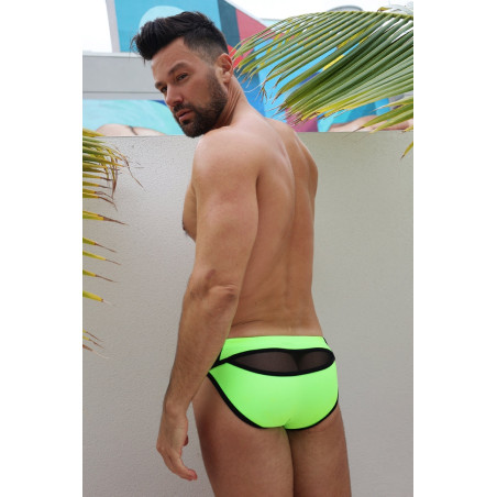 Slip de bain EXPOSE SWIM Breedwell Vert neon