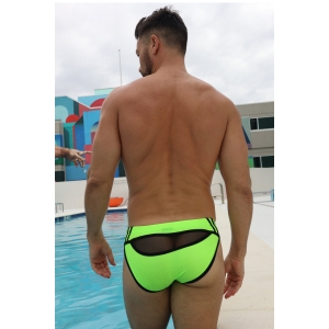 Slip de bain EXPOSE SWIM Breedwell Vert neon