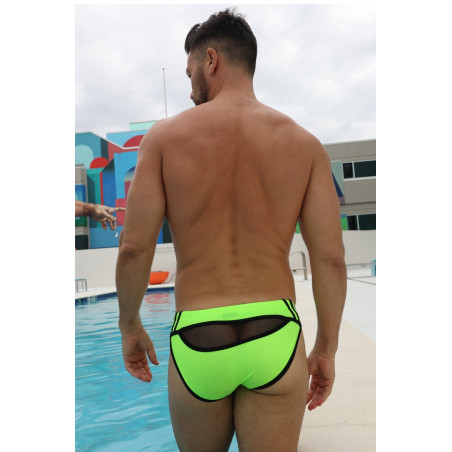 Slip de bain EXPOSE SWIM Breedwell Vert neon