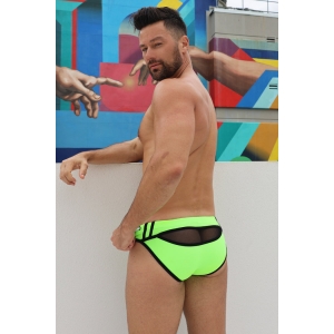 Slip de bain EXPOSE SWIM Breedwell Vert neon