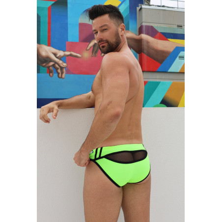 Slip de bain EXPOSE SWIM Breedwell Vert neon