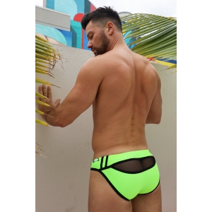 Slip de bain EXPOSE SWIM Breedwell Vert neon