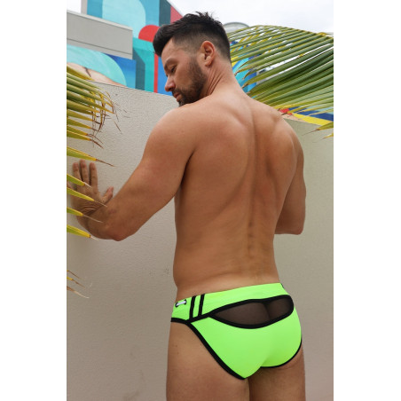 Slip de bain EXPOSE SWIM Breedwell Vert neon