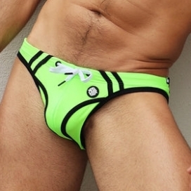 Slip de bain EXPOSE SWIM Breedwell Vert neon
