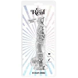 Gode Réaliste DIAMOND DICK 18 x 4.9cm Transparent Toyjoy 2