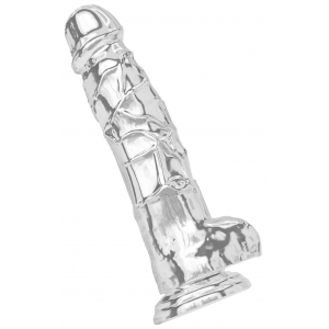 Gode Réaliste DIAMOND DICK 18 x 4.9cm Transparent Toyjoy