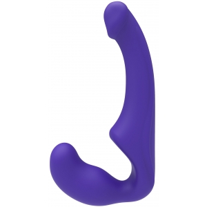 Gode Sans Harnais PURPIE 16 x 4cm Violet