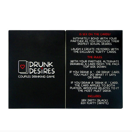 Jeu de Cartes à Boire DRUNK DESIRES