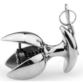 Plug en métal LOCK ANAL pour la Chasteté 7 x 5 cm 2