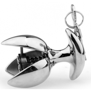 Plug en métal LOCK ANAL pour la Chasteté 7 x 5 cm